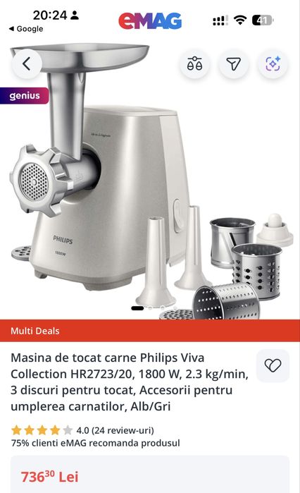 Masina tocat philips