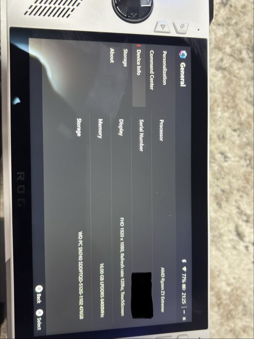 asus rog ally z1 extreme 512 gb