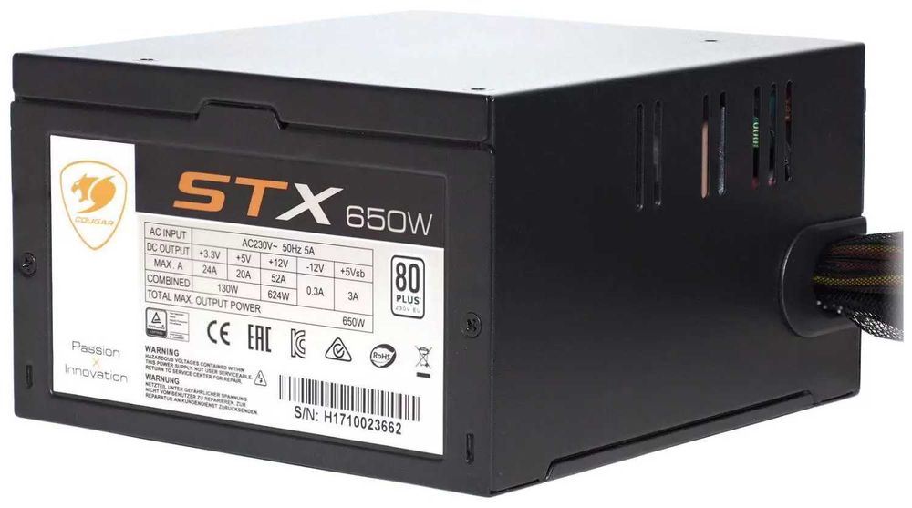 БП Cougar STX-650 (650W) для ПК