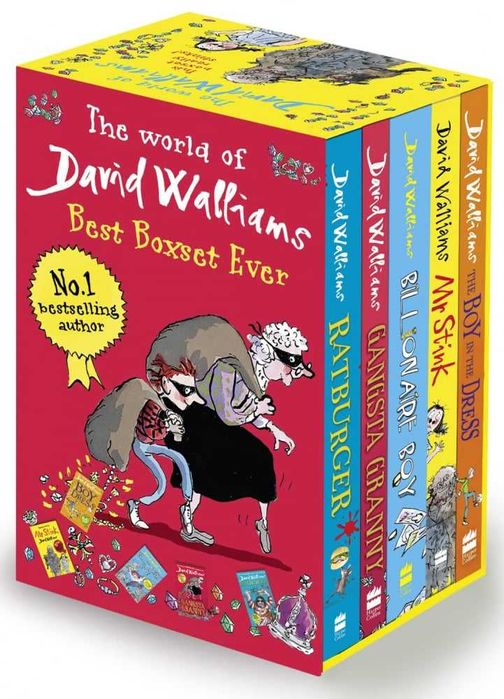 David Walliams Series 1 - Best Boxset Ever 5 Books Collection