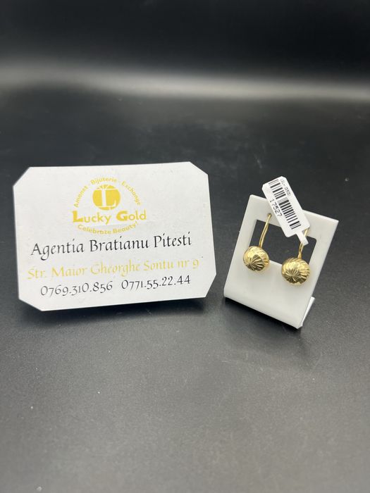 Cercei aur 14k 2,59 gr cod 17527
