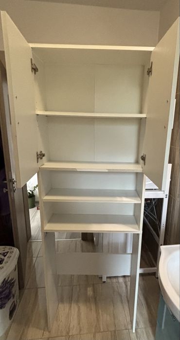 Vand dulap pentru baie cu loc pentru masina de spalat