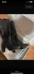 Vand cizme negre de piele