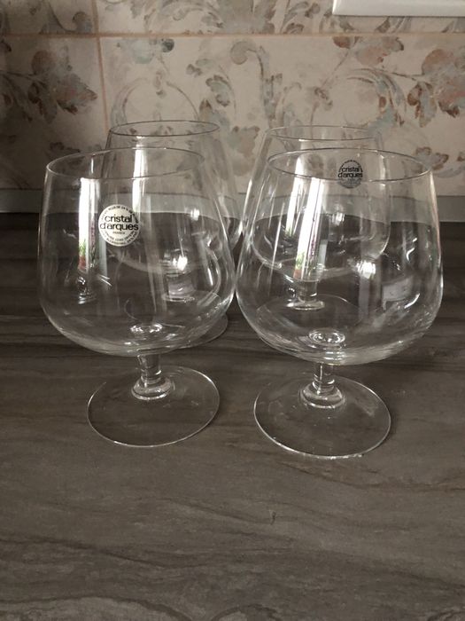 Pahare  cognac cristal  D arque