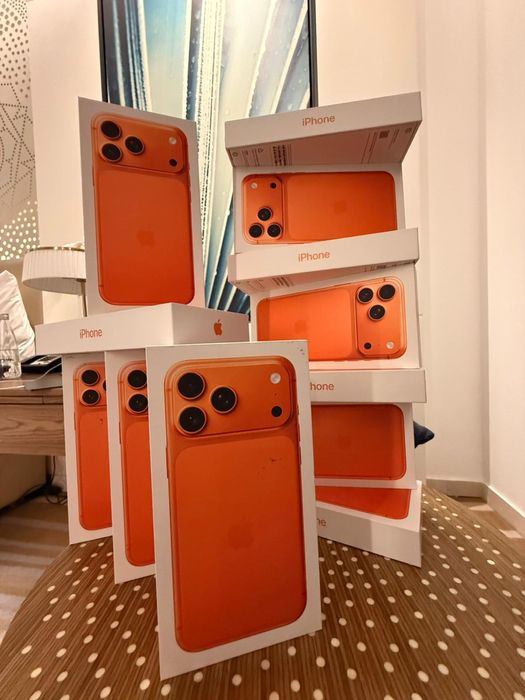 Iphone 17 pro max 256 gb orange pret fix