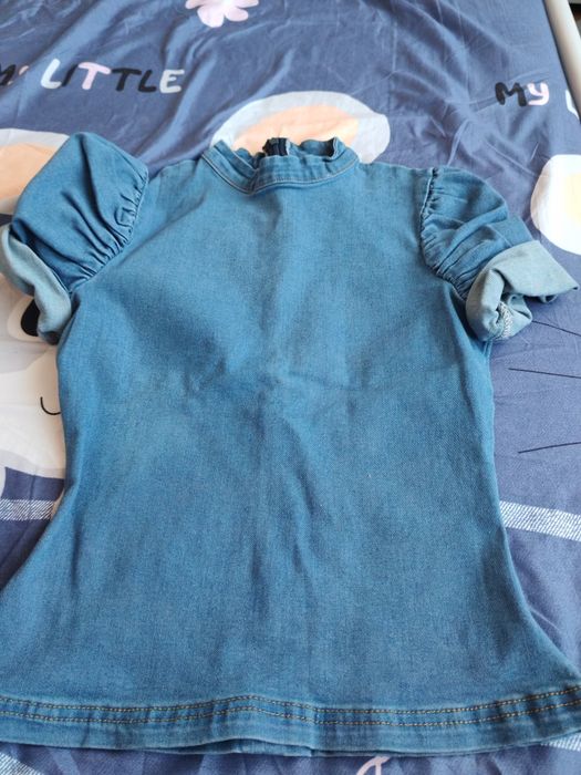 Top din denim xs