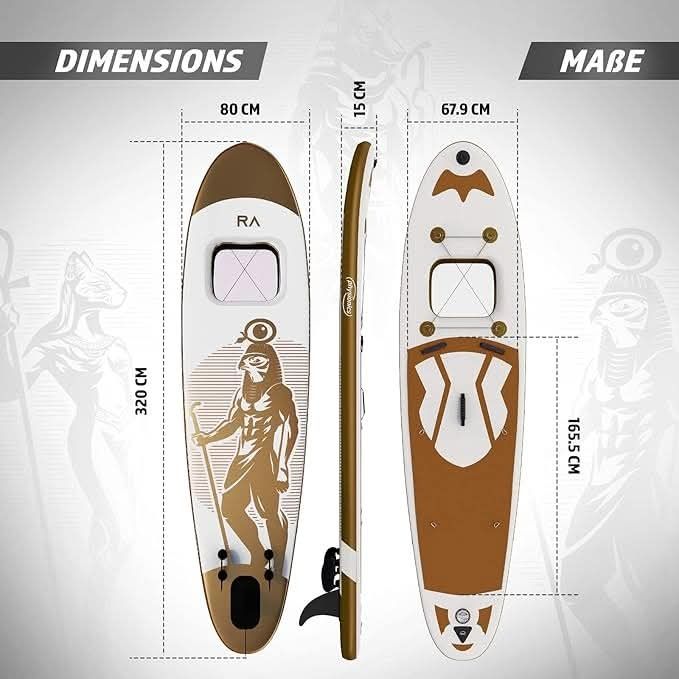 Надуваем SUP комплект Physionics® Stand Up Paddle Board  366 x 80 x 15