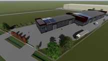 vand teren cu autorizatie de  2 hale 1000/2000 mp