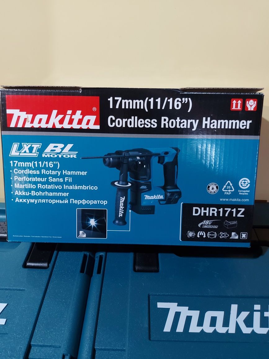 ПРОМОЦИЯ.Нов безчетков перфоратор Makita DHR171Z  18v