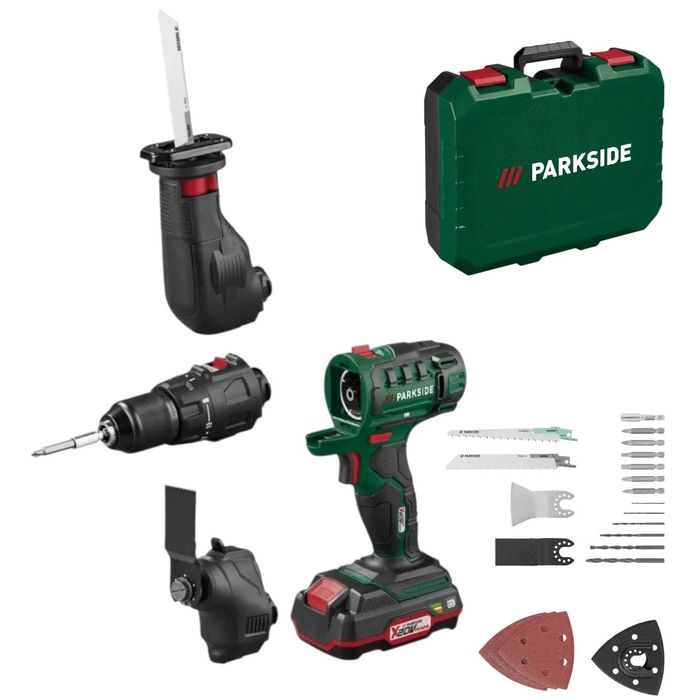 Комлект 2Аh Parkside  Устройство 3в1 винтоверт зеге мултифункционално