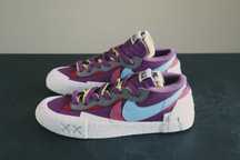 Нови! Nike x KAWS x Sacai Blazer Low "Purple Dusk" - 42 номер