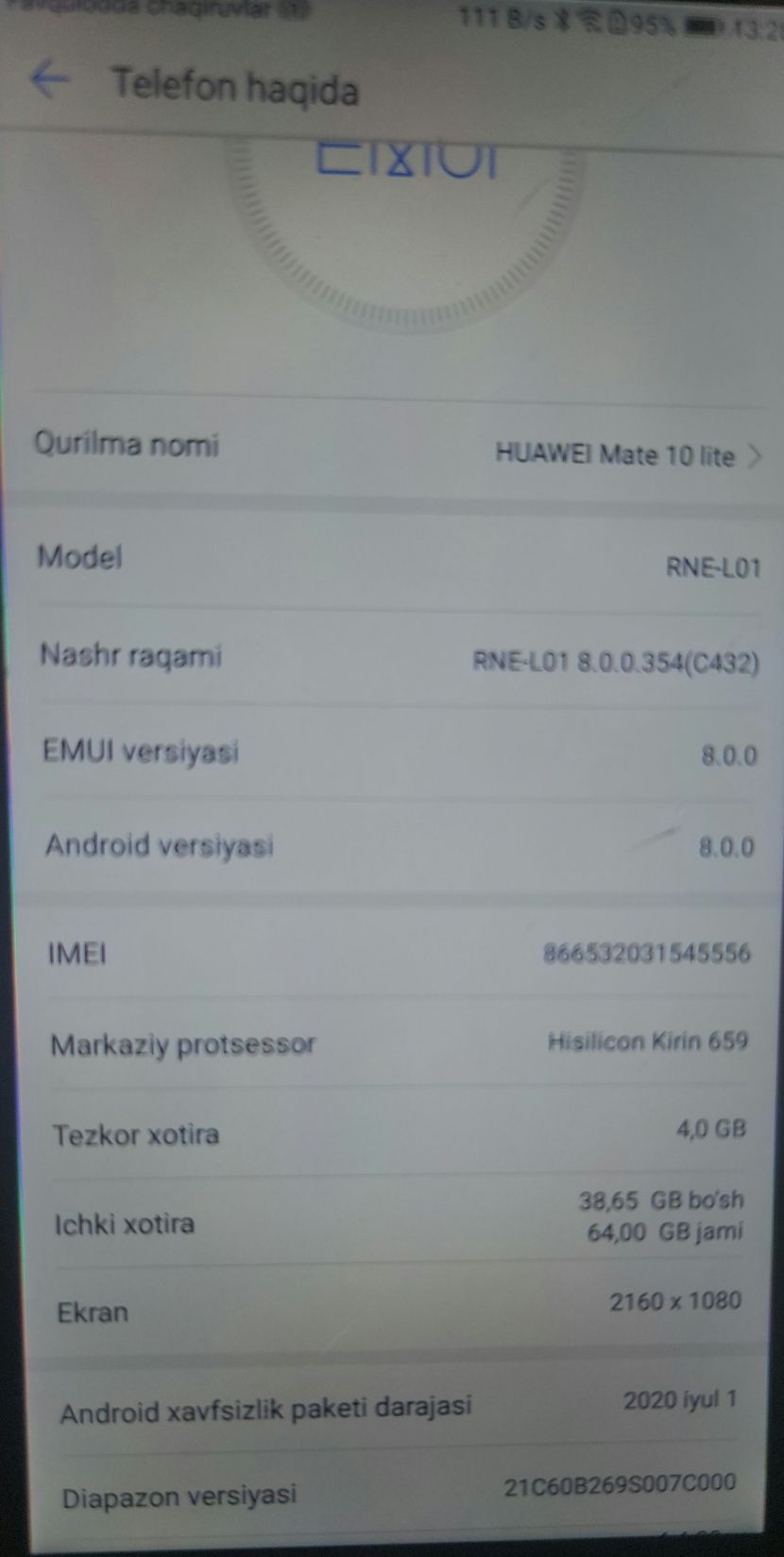 HUAWEI mate 10 lite