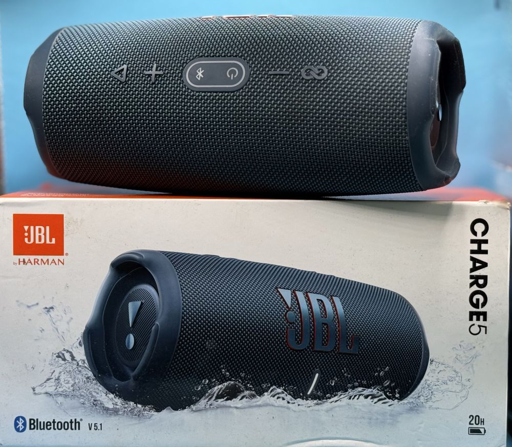 Преносима тонколона JBL Charge 5, Bluetooth, Pro Sound, IP67