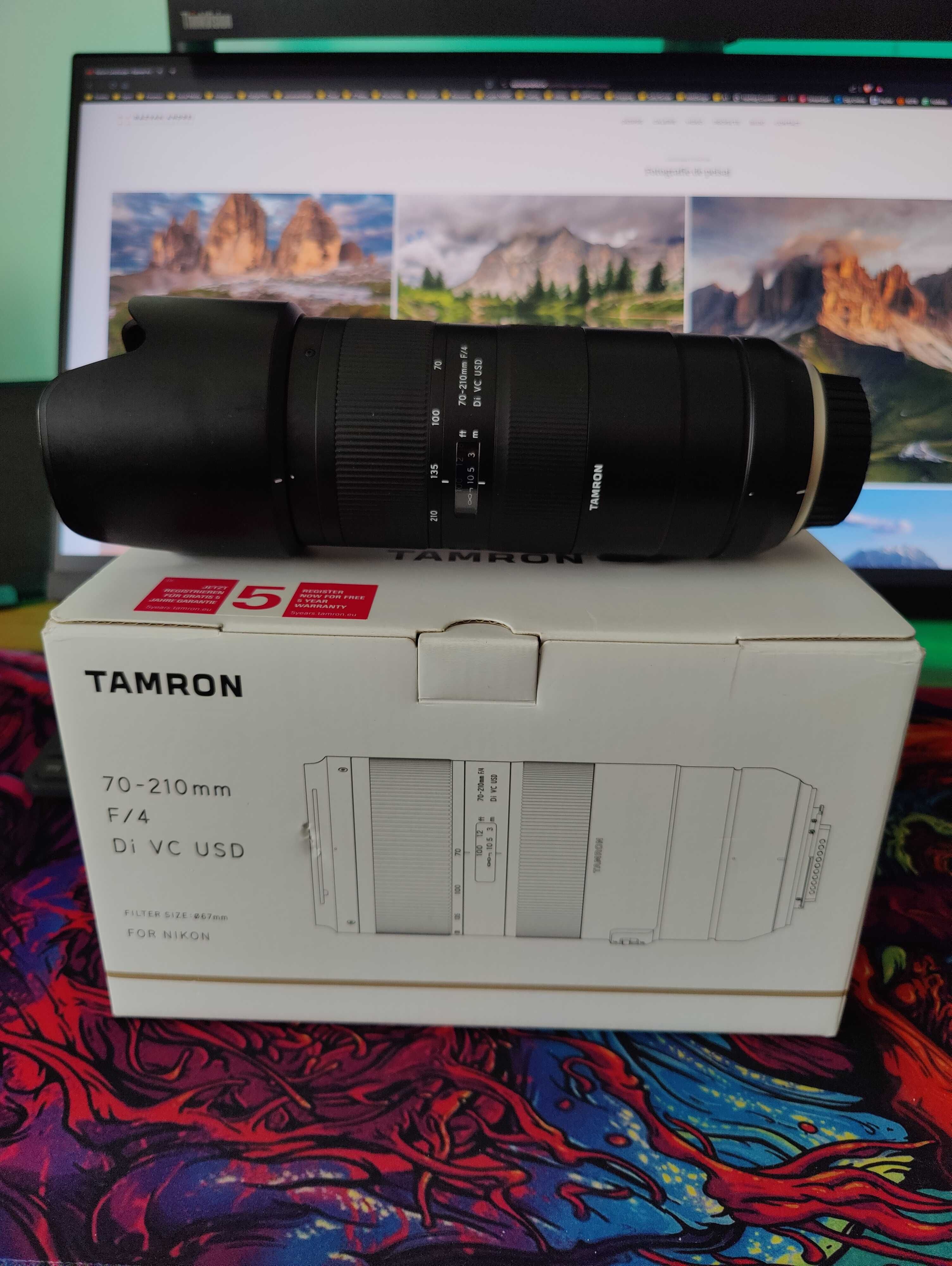 Tamron 70-210mm F4 montura NIKON