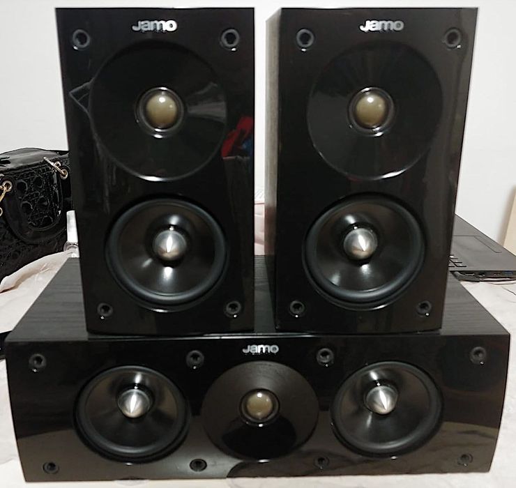 Jamo S60 sur + S60 central boxe JBL Harman Bose Yamaha Sony