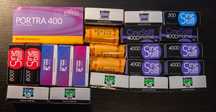 Lot 27 filme foto format mediu 120 Kodak,Cinestill,Ilford,Kentmere