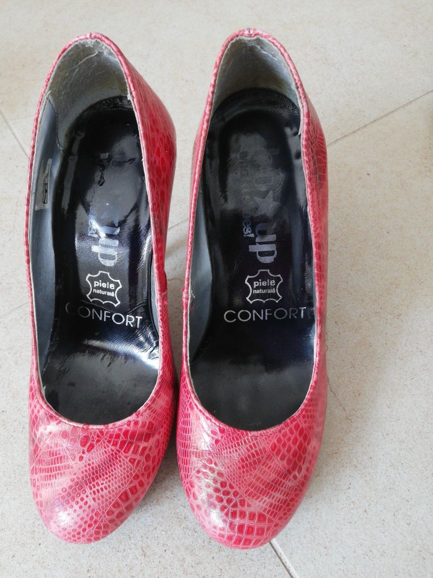 Pantofi dama piele cu toc mar. 36