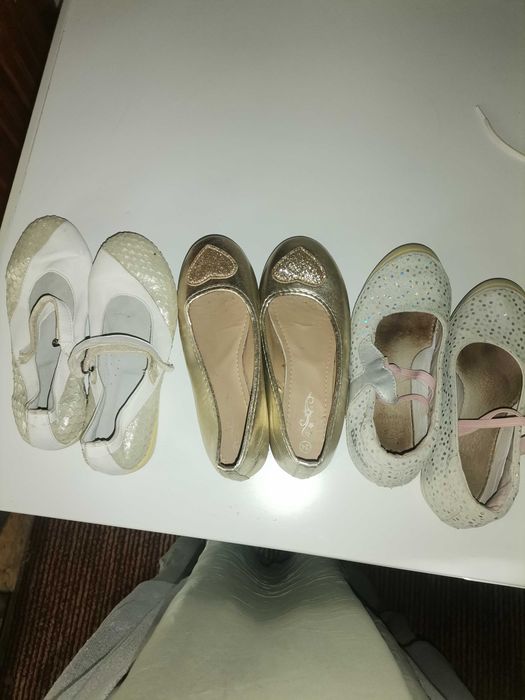 3 чифта детски обувки за момиче номер 33