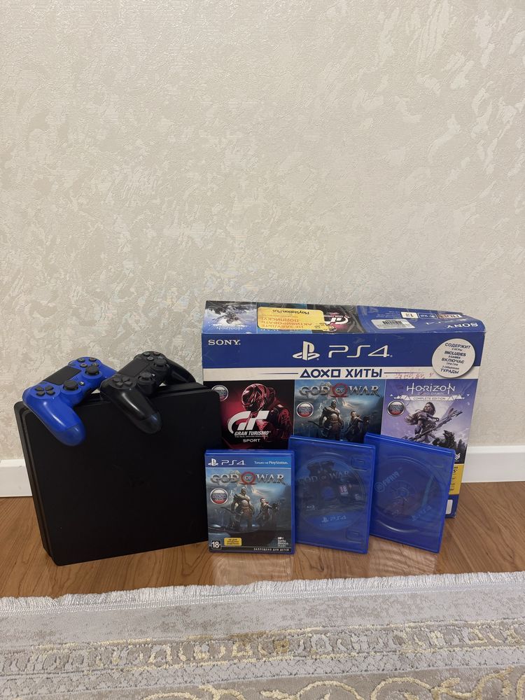 Ps4 slim на 1 террабайт