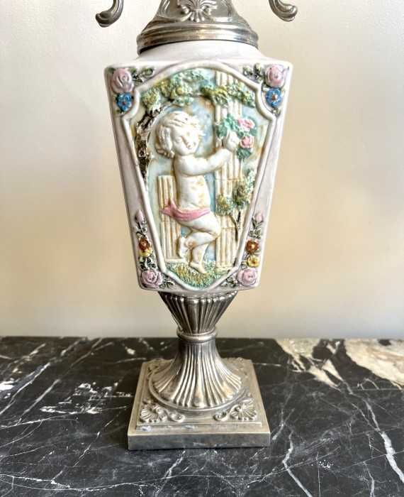 Superb sfesnic-alama- portelan Capodimonte-heruvim-Italia