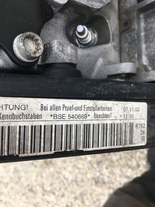 Motor VW 1.6B cod-BSE vw golf 5/seat/skoda/audi