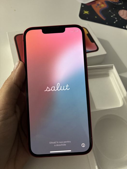 Iphone 14 rosu stare foarte buna