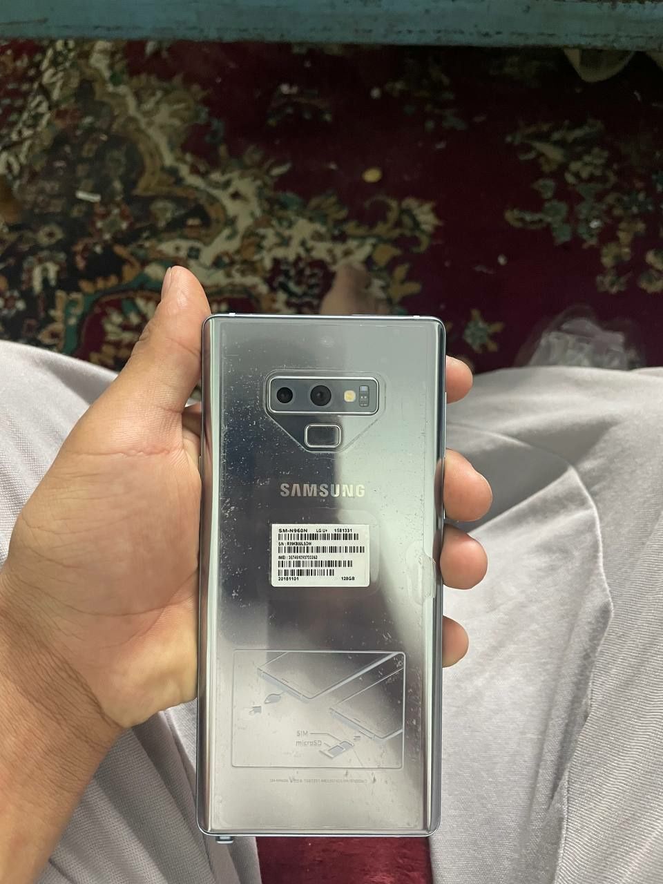 Samsung note 9. 6/128