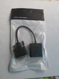 Cablu convertor de la DVI-D la VGA