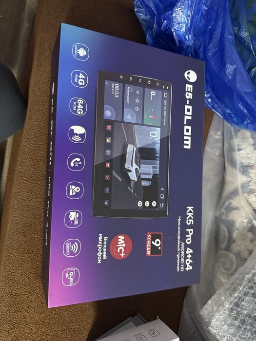 Андроид ES-OLOM + Усилитель + колонка + сабуфер