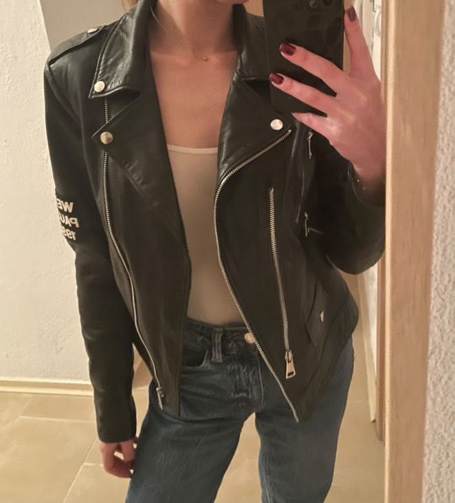 Кожено яке Pause Jeans