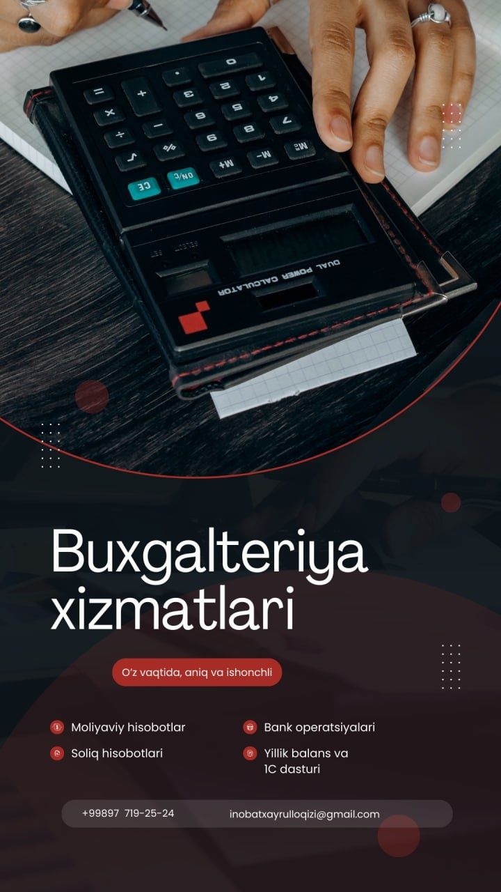 Professional Buxgalteriya xizmatlari