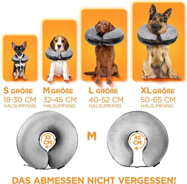 Guler protectie pentru reabilitare operatie caini. Diverse marimi
