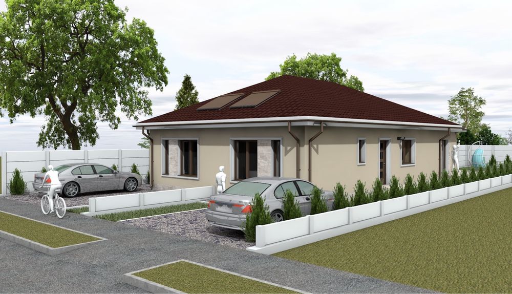Duplex în Mosnita Noua(sat Albina),parter,pret 105.000€,la cheie!