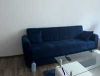 Canapea extensibila si mobila de living