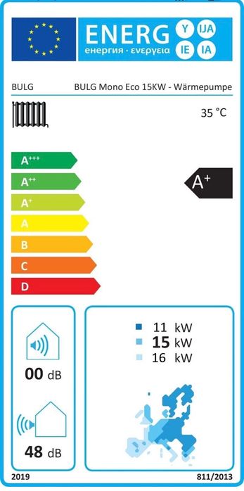 Термопомпи  5 KW, 7,1 KW, 11 KW, 15 KW, 19 KW, 23 KW