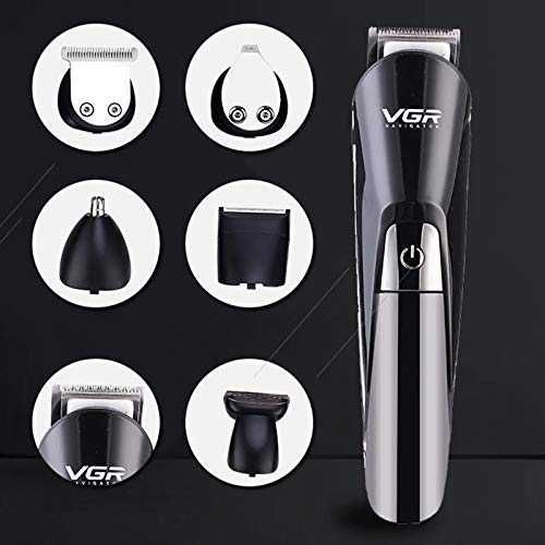 Профессиональная машинка для стрижки волос VGR V-012 Триммер 6 в 1