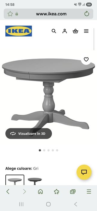 Masa rotunda ikea