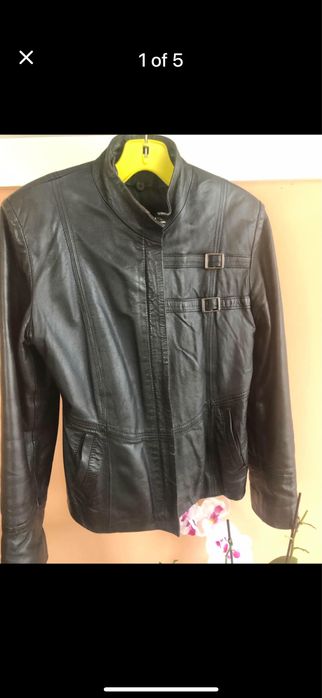 Яке от естествена кожа с подплата от полар