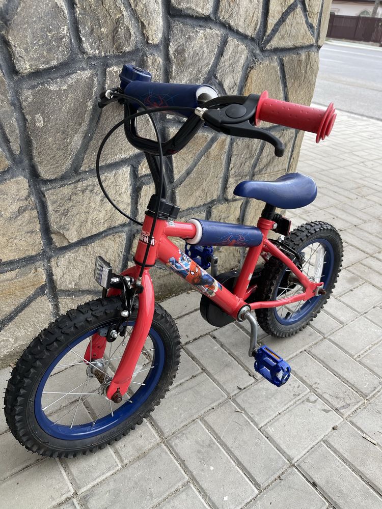 Bicicleta copii spiderman roti 14”