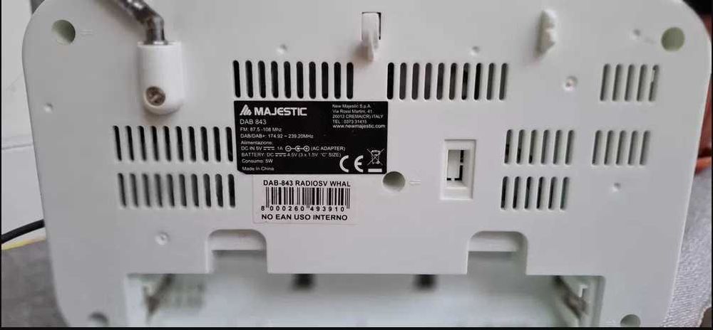 Radio portabil Majestic Dab ,Dab +,FM 843 nou