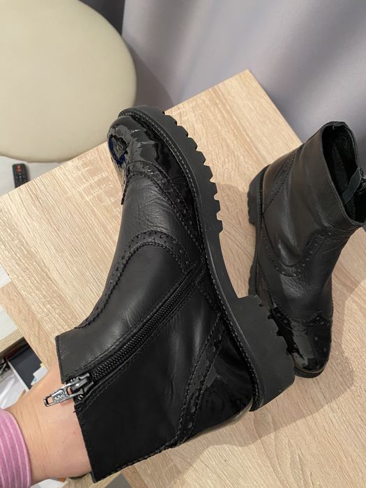 Ghete 37, piele naturală ALISS