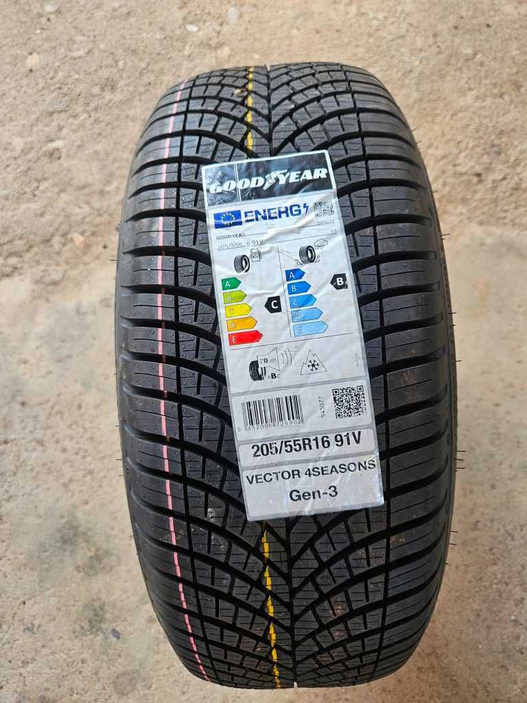 Нови всесезонни гуми 205/55R16 Goodyear 4Season Gen3 91V M+S DOT4224