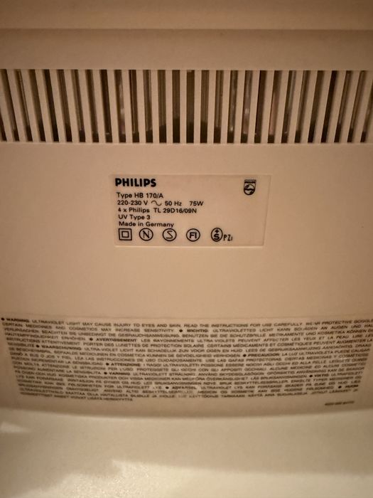 Lampa Philips bronzare faciala