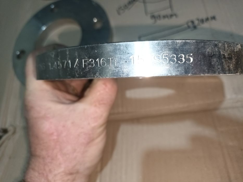 Flanșe inox 3 toli grosime 19 mm