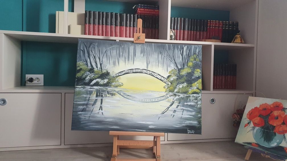 Tablou pe lemn/ canvas în acril