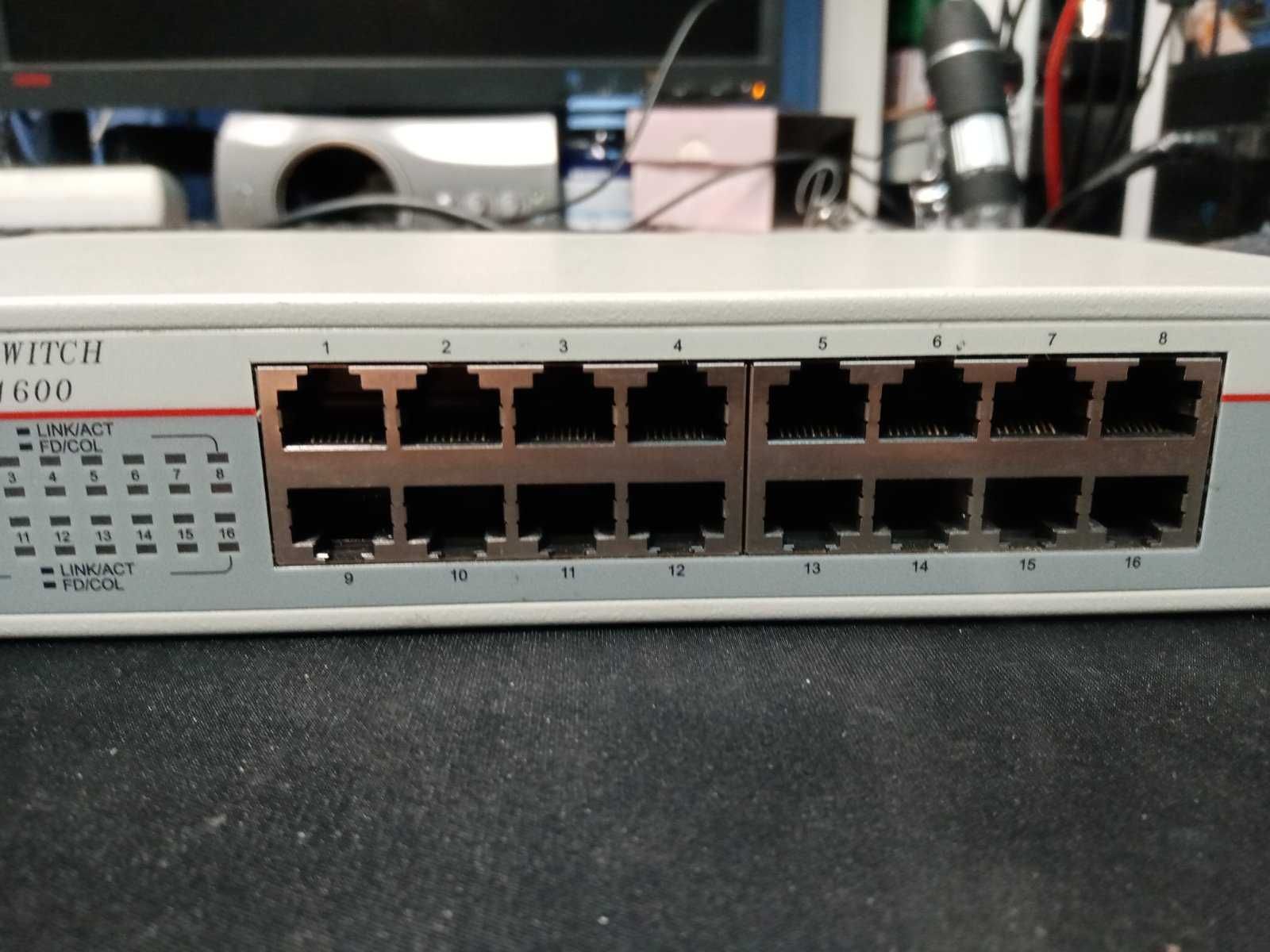 16 портов мрежов суич CNSH-1600 Cnet