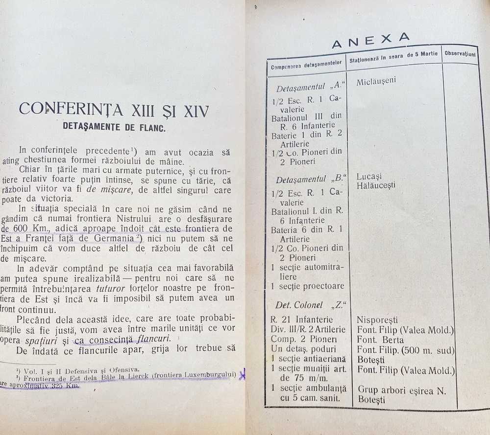 F35-I-Militara-Cum Se Rezolva Tema Tactica 1926 Semnatura carte veche.