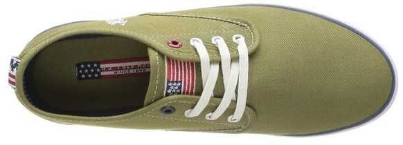 40,41,43_Adidasi originali US Polo Assn_din panza_verde_cutie_Promotie