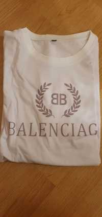 Tricou barbati marime S nou, Balenciaga, alb