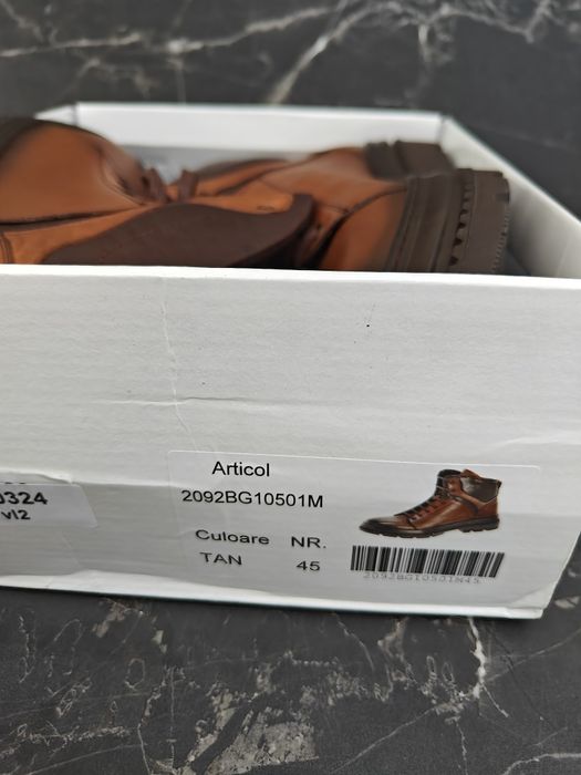 Ghete Enzo Bertini *piele naturală*cool*casual*iarnă